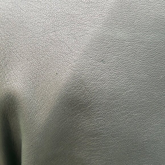 The Arrivals Rainier Zero Jacket Leather Moto Motorcycle Gray Cropped Casual M - Picture 8 of 12